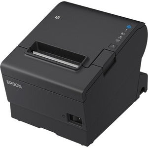Epson TM-T88VII -622 Desktop Direct Thermal Printer - Monochrome - Receipt Print - Ethernet - USB - USB Host - Parallel - With Cutter - Black Epson TM-T88VII -622 Desktop Direct Thermal Printer - Monochrome - Receipt Print - Ethernet - USB - USB Host - Parallel - With Cutter - Black